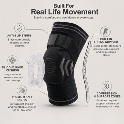 FLEXO Knee Support Sleeve - Support Your Knees And Stay Active